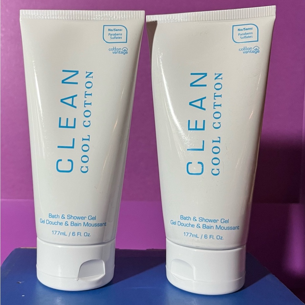 CLEAN - Cool Cotton Bath & Shower Gel (brand new, factory sealed) $9 each 2/$15